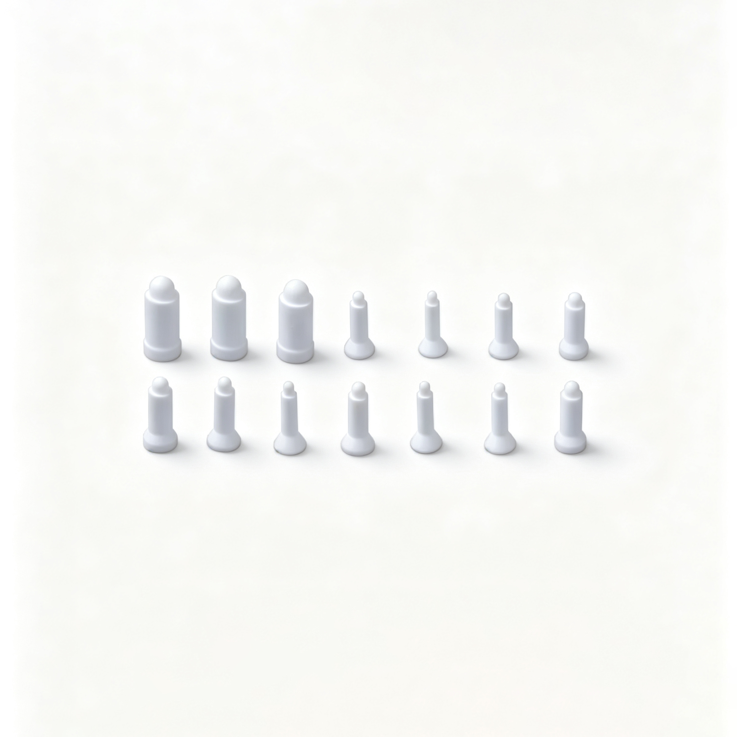 Ceramic positioning pins
