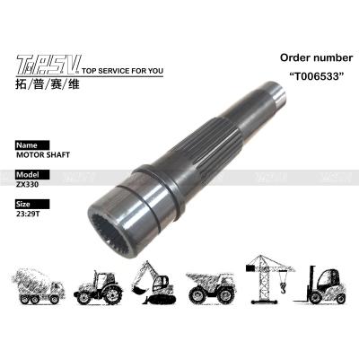 Steel Excavator Hydraulic Piston Rod 2047884 ZX330-3 Excavator Travel Motor Shaft