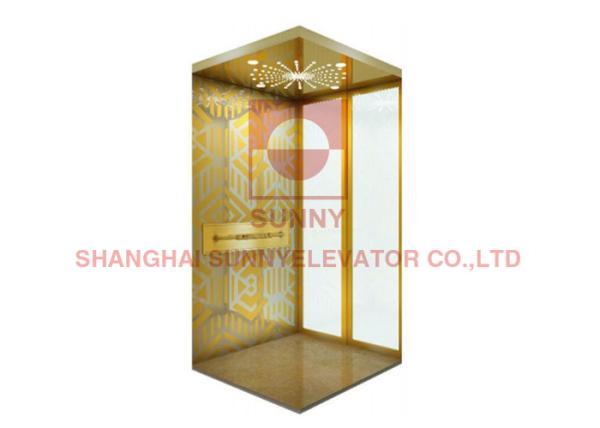630kg VVVF MRL Full Hairline SS Mrl Passenger Lift Plus With ARD
