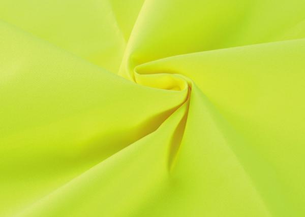 Bright Fluorescent Yellow Reflective Fabric For Police Uniform