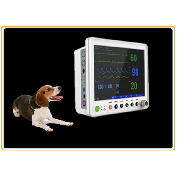 Easy Operate Vet Vital Signs Equipment , Anti Defibrillation Multipara Patient Monitor