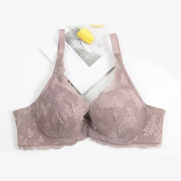 Lace Women Bra Three Hook-and-eye Wire Free Comfort Bra High Quality Lace Design Women Bra