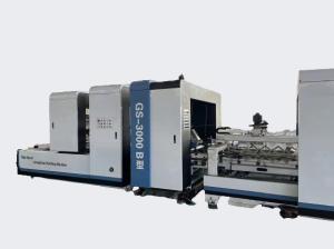 Machine automatique de Gluer de dossier de carton de 3000mm collant et piquant