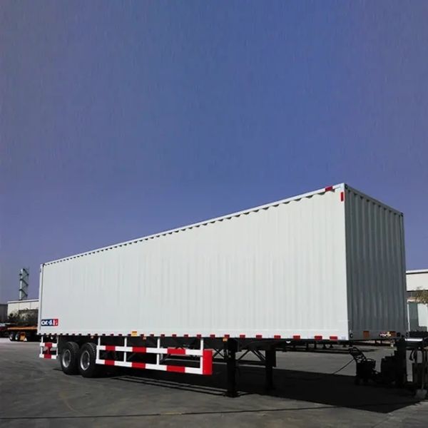 Medium Duty 80 Ton 40 Ton Dry Van Semi Trailer Box Semi Trailer Van Semi Truck Trailer