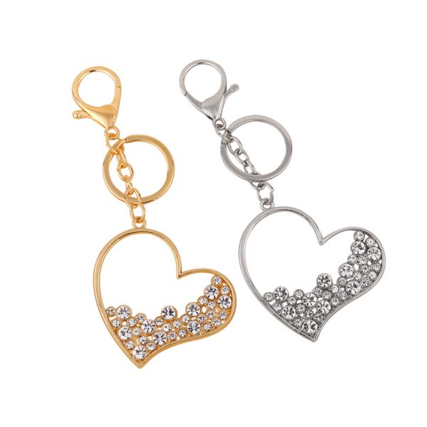 Fashion Shine Personalized Keychain Gifts Metal zinc alloy keychain Pendants