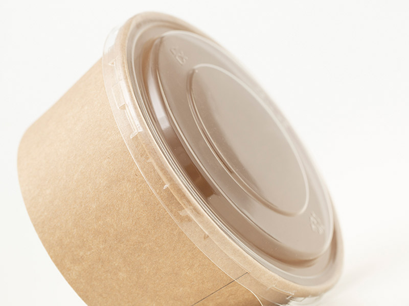 Шары салата бумажные, шары 750ml kraft бумажные с крышками