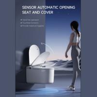 Sanitary Ware Modern Smart Wall Hung Toilet With Bidet Washing Function For Hotel