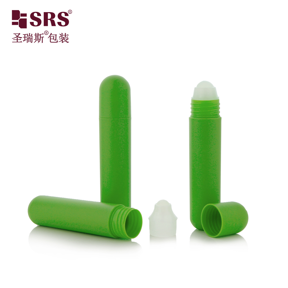 Pcr Pp Plastic Roll On Bottle Portable With Lanyard For Deodorant Anti Itch Pain Relief Liquid