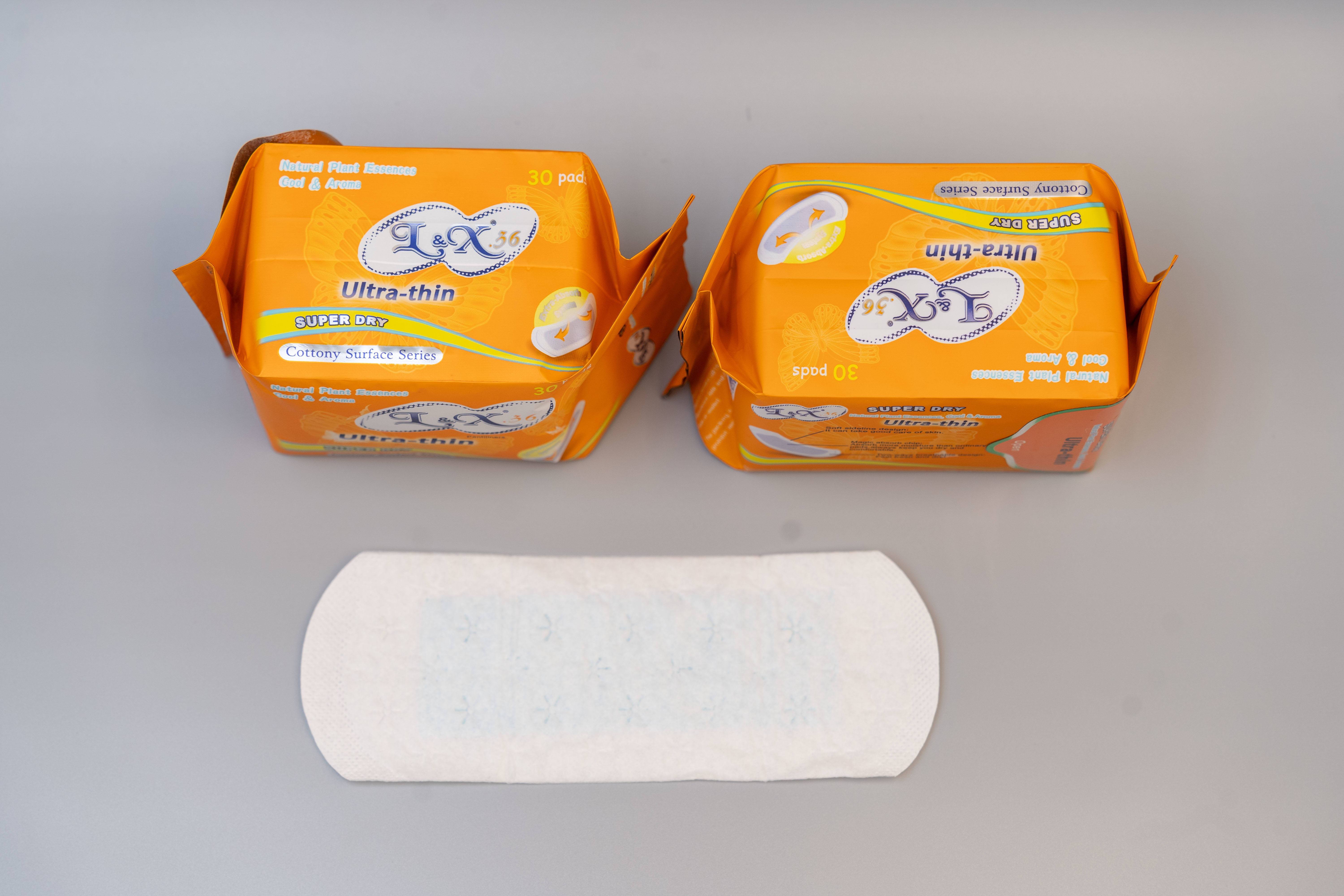 Disposable Cotton Pantiliners 100 Percent Cotton Breathable Comfortable Soft Material Suitable for Sensitive Skin and Daily