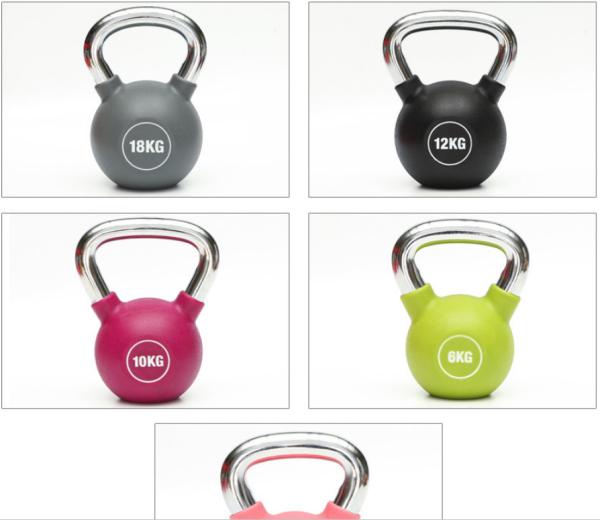 PU Kettlebells for Home and Gym Fitness, color Dumbbells Kettlebell PU coated