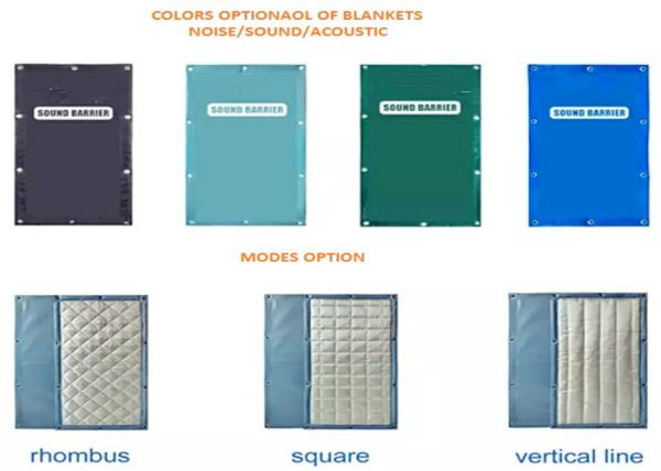 Temporary Sound Barrier  4 layer design mass loaded vinyl sound barrier