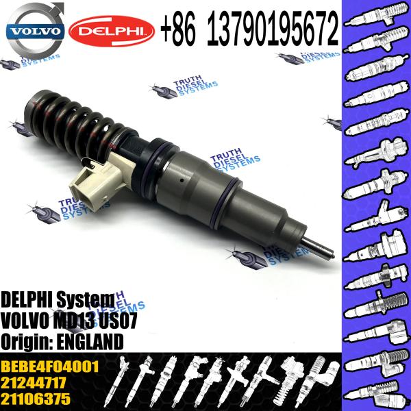 Injetor de combustível diesel 21244717 da venda direta 21106375 BEBE4F04001 para VOL MD13 USO7