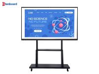 Qtenboard 65 75 86 pouces IR Écran tactile interactif tableau blanc numérique tableau blanc intelligent pour l'éducation Bureau de classe