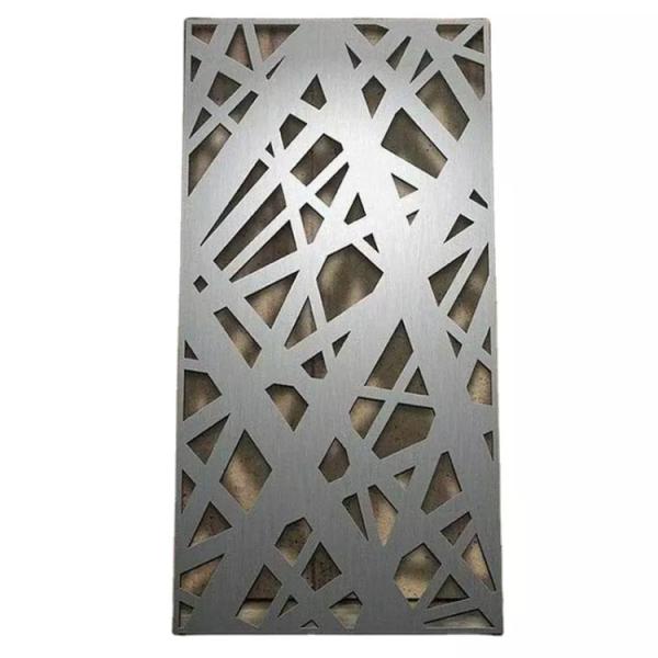 Silver Vertical Decorative Aluminium Fence Panels For Garden
