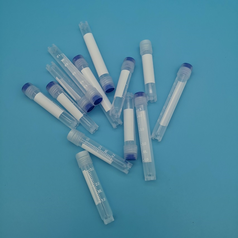 2.0ml Tip Bottom Transparent Capillary Blood Tubes Set Unsterilized