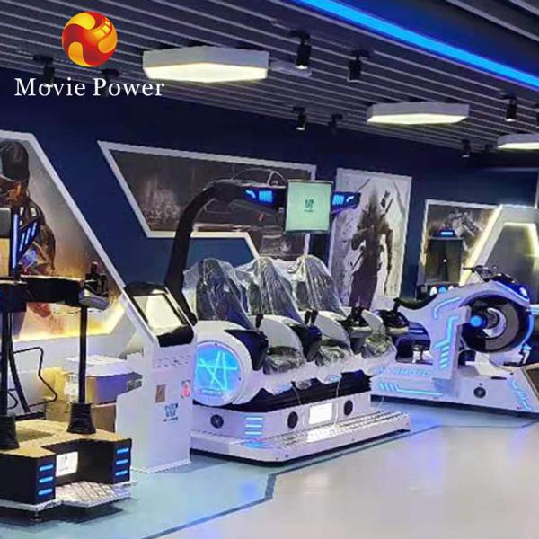 3 Seats Virtual Reality Simulator Coin Operated 5D Game Machine 9D Cinema Chairs