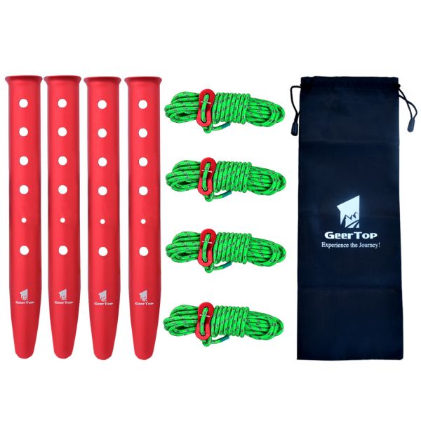 SGS multi purpose Outdoor 4pc Reflective Tent Cord