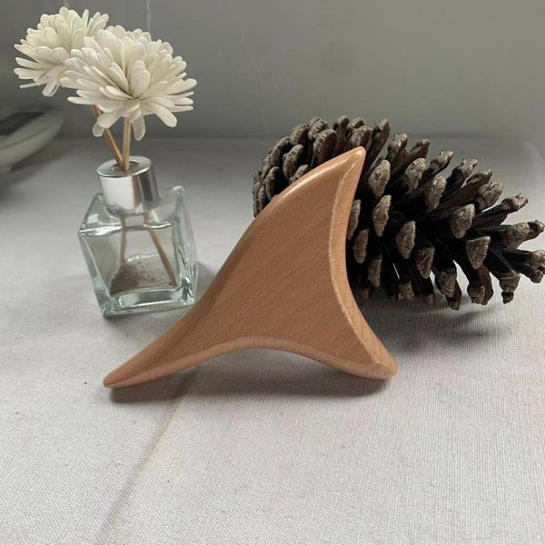 Body Muscles Triangular Cone TOP SALE Eco-friendly Wooden Gua Sha Massage Tools Wood Guasha Board Customized Logo Availabled