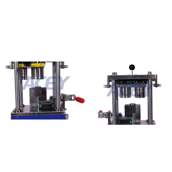 Compact Manual Hydraulic Battery Sealer For 18650 21700 Cylindrical Cells