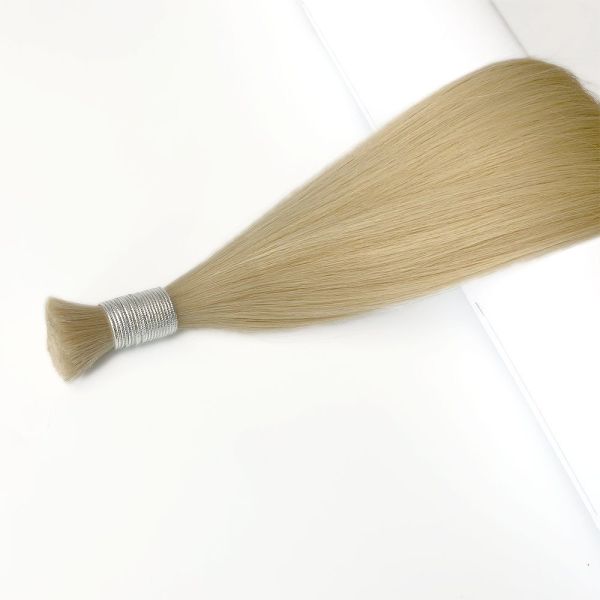 Hairbulks-231016 Vietnamese Super Double Drawn Blonde Bulk Hair Extensions 60 613
