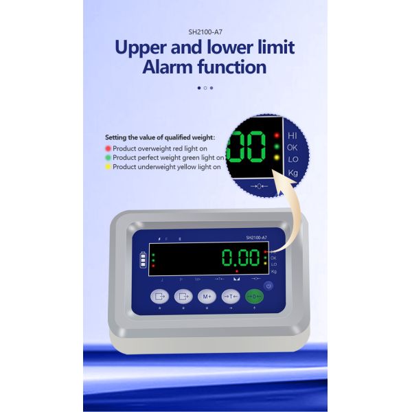 130mm*138mm*200mm SOHE A7 Meter Weighing Indicator for Accurate Weight Measurement