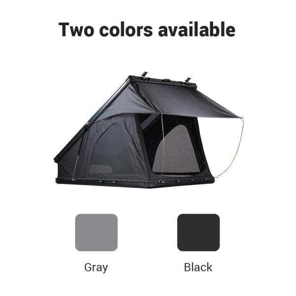 300gsm Polyester Fabric Material Camper Alu Fast Fit Hard Shell Roof Top Tent 212x131x155cm