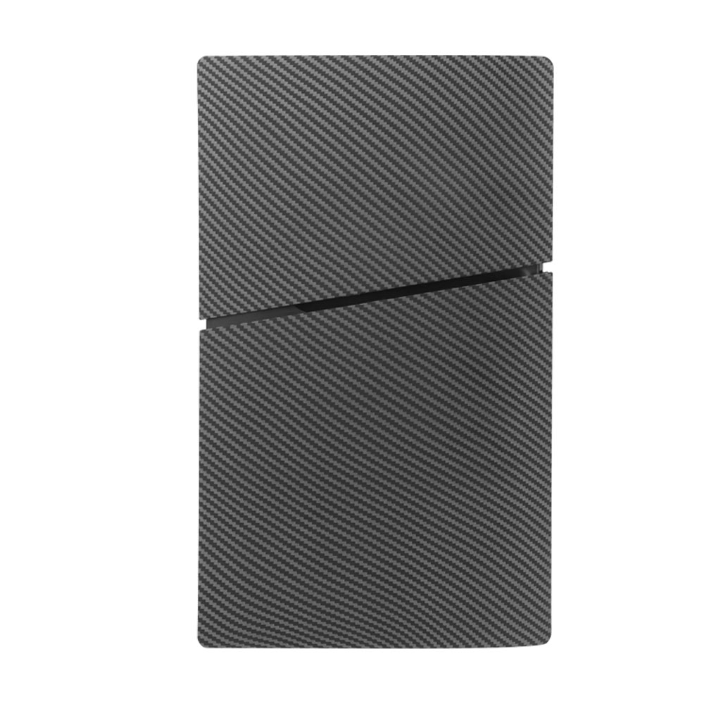 Laudtec Sjk936 Carbon Fiber Texture Case Water Sticker Protective Replacement Shell for CD-ROM Version for PS5 Slim Game