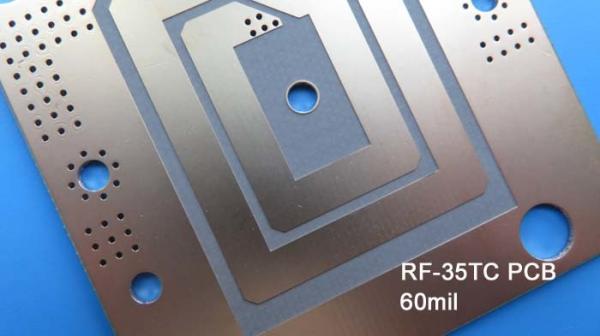 RF-35TC 35um Copper 132x58mm Dual Layer PCB High Thermal Conductivity