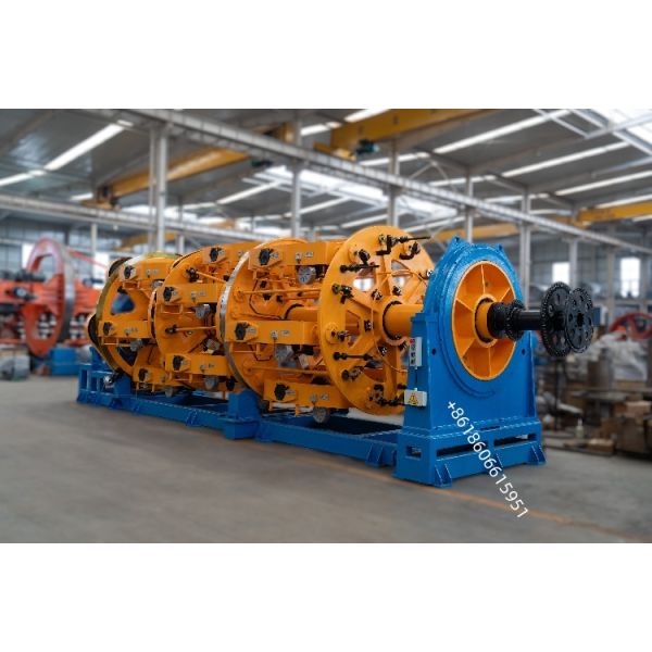 High Speed Planetary Stranding Machine Is Designed For High-Volume Production Of Multi-Core Cables