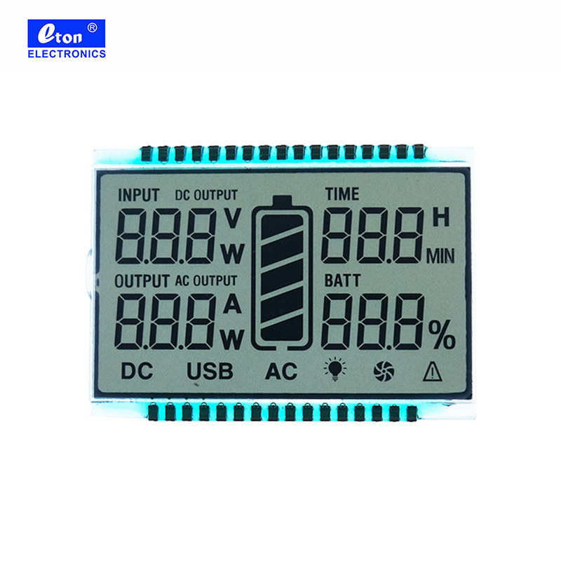 Factory Customized TN Transflective LCD  Display 3V  Monochrome Lcd Display