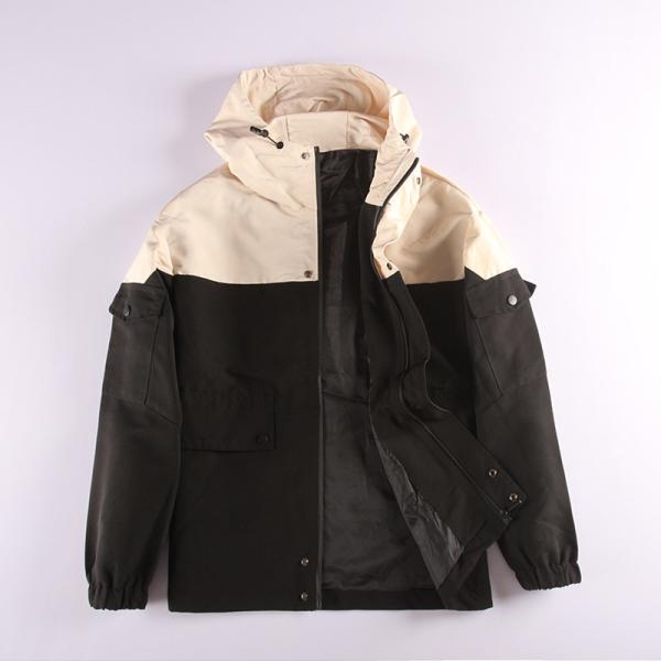 S M L XL 2XL 3XL Men'S Polyester Hooded Bomber Jacket