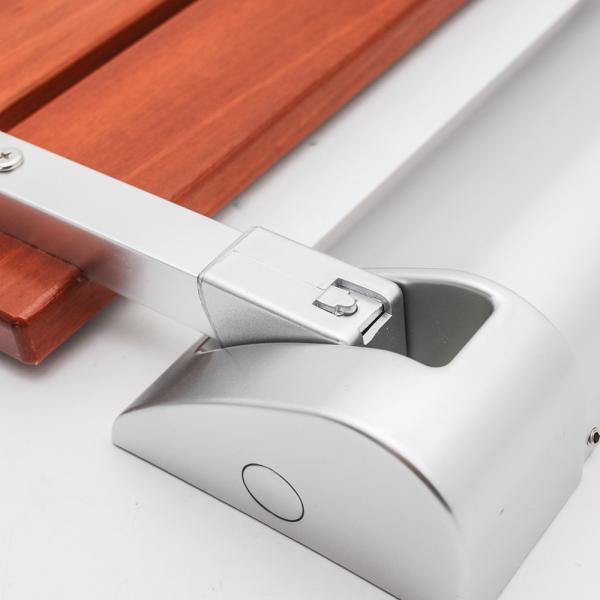 Anti Slip Wall Mounted Shower Seat Non Barrier With Reinforced Aluminum Alloy Bracket