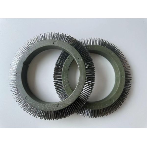 Stentex Machine Accessories Stenter Machine Parts Fabric Brush Wheel Plastic Body Stainless Steel Hair