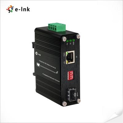 High-Power Industrial 10G PoE Media Converter RJ45 to SFP+ 65W -40~80°C