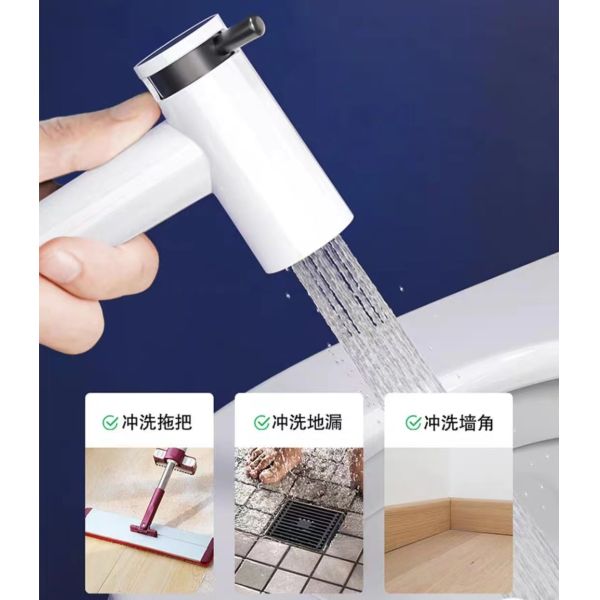 2 Function Adjustable Flow ABS Material Hand Spray Shower Bidet Staffa for Bathroom