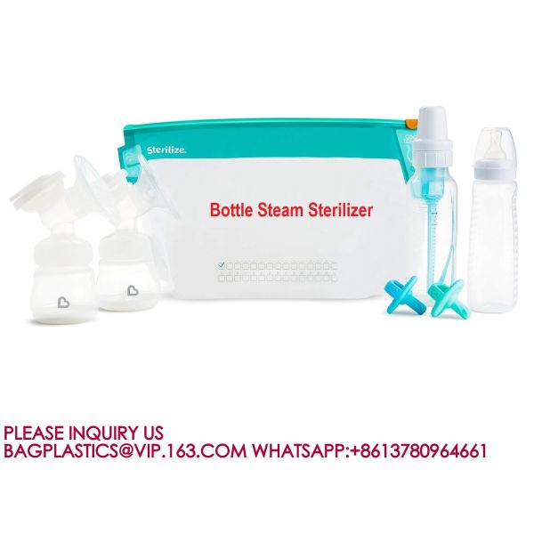 Custom Printed Microwave Sterilised Bag Microwaveable Pla Bag Microwave Sterilizer Bag