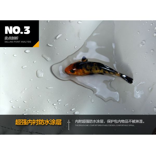 Black Outdoor Tactical Day Pack Backpack , Lightweight Travel Daypack