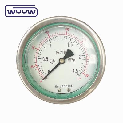 Précipitateur antivibration en acier inoxydable de 4 pouces rempli d'huile avec une large plage de pression de Mbar