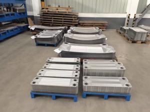 Fusion Welded Stainless Steel Hot Water Plate Heat Exchanger High Pressure