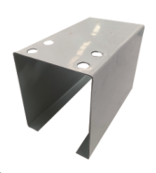 YOHO High Speed Door Track Galvanized / Powder Coated For Warehouses / Logistics Centers