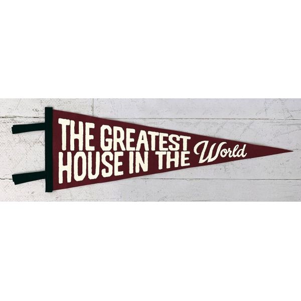 Swil OEM Logo Printed Felt Pennant Flag For School Decoration