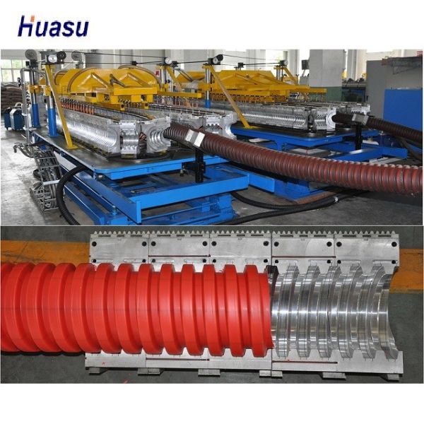 80mm PE Carbon Spiral Reinforcing Pipe Making Machine
