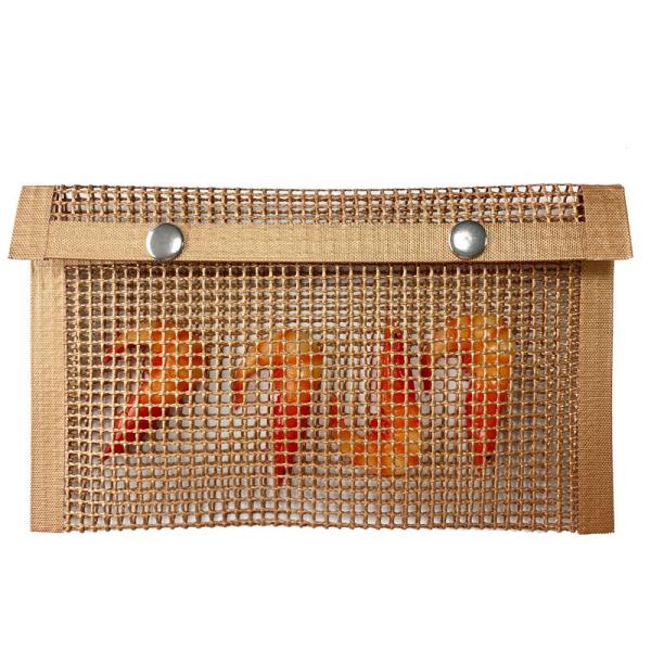 12 x 9.5 Inch BBQ Mesh Grill Bags  Reusable Grilling Pouches