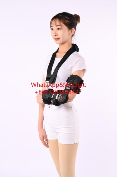 Adjustable Post OP Hinged Orthopedic ROM Elbow Brace Support