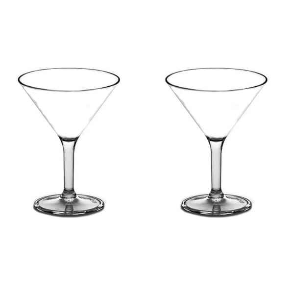 Modern Recyclable Plastic Martini Glasses Clear Plastic Cocktail Glasses OEM ODM