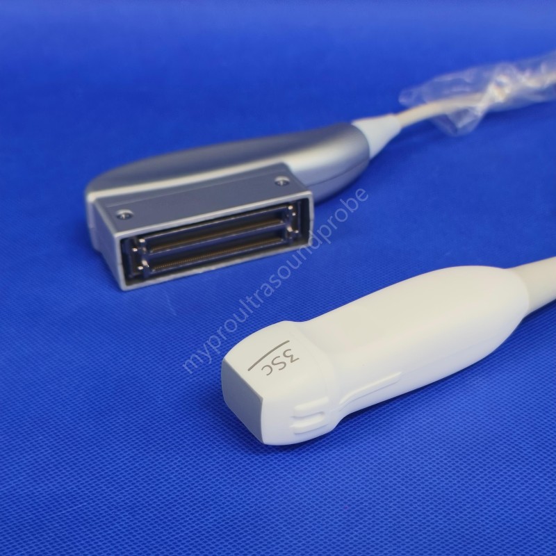GE 3Sc-RS Replacement Phased Array Ultrasound Probe Compatible with Logiq F6/Vivid I/Versana/Voluson P8 with 64 Elements