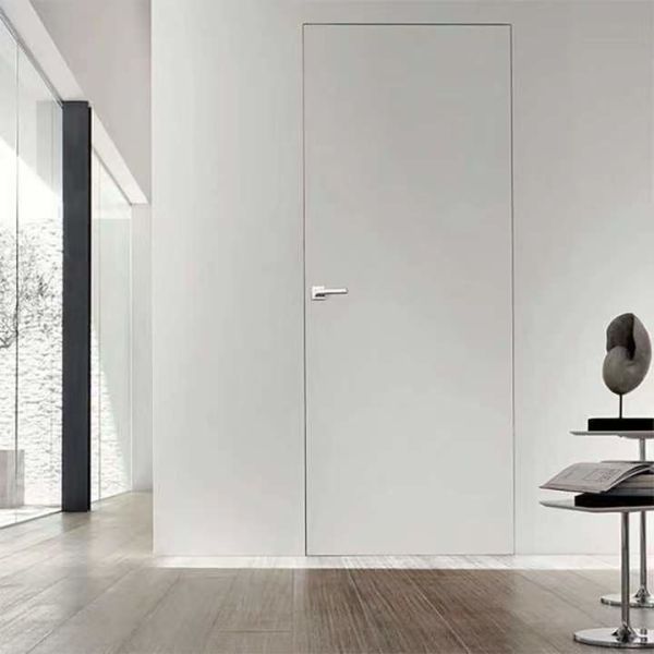 Swing Opening MDF Wooden Door Water Resistant Invisible Interior Doors