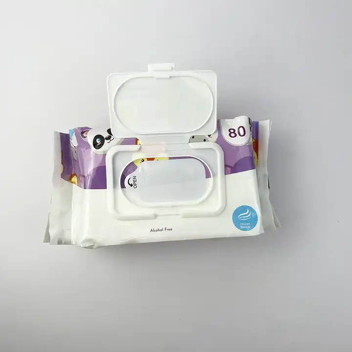 Pure Natural No Fluorescer Wet Wipes Portable Baby Skin Care Moisturizing Wipe Tissue