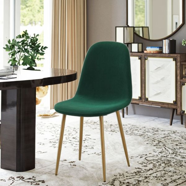 Wholesale Modern Restaurant Fabric Dining Chair Upholstered Accent Chairs Leisure Soft Cushion Back Rest Chair for Restaurant