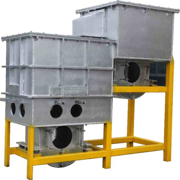 Industrial Frequency induction melting furnace 150KG/h melting rate 380V 50HZ